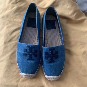Tory Burch denim espadrilles